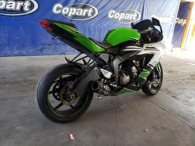 JKBZXJE11FA014802 - 2015 KAWASAKI ZX636 E GREEN photo 4