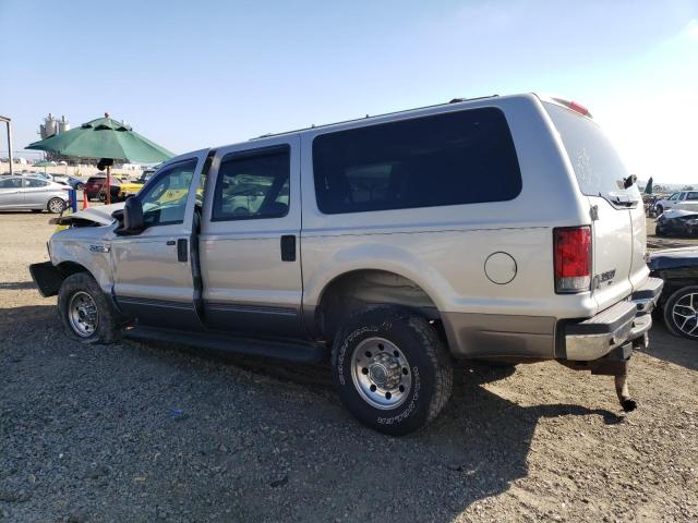 1FMNU41L33EA15766 - 2003 FORD EXCURSION XLT SILVER photo 2