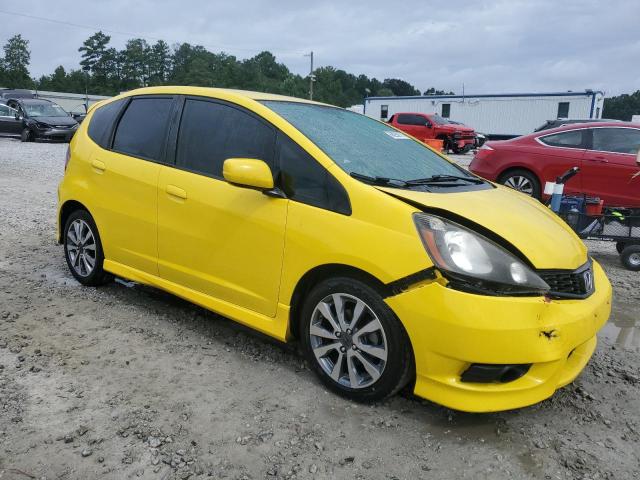 JHMGE8H53CC016712 - 2012 HONDA FIT SPORT ყვითელი ფოტო 4