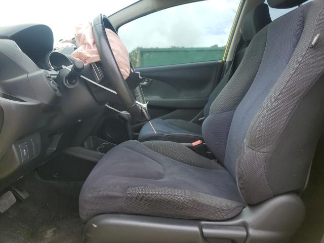 JHMGE8H53CC016712 - 2012 HONDA FIT SPORT ყვითელი ფოტო 7