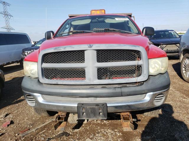 3D7KU26D23G765090 - 2003 DODGE RAM 2500 ST RED photo 5