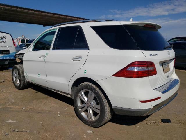 4JGDA5HB8EA351690 - 2014 MERCEDES-BENZ ML 350 4MATIC WHITE photo 2