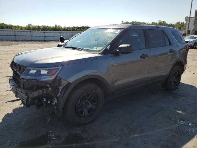 1FM5K8AR4KGA93896 - 2019 FORD EXPLORER POLICE INTERCEPTOR GRAY photo 1