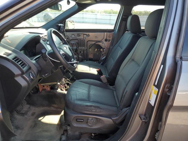 1FM5K8AR4KGA93896 - 2019 FORD EXPLORER POLICE INTERCEPTOR GRAY photo 7