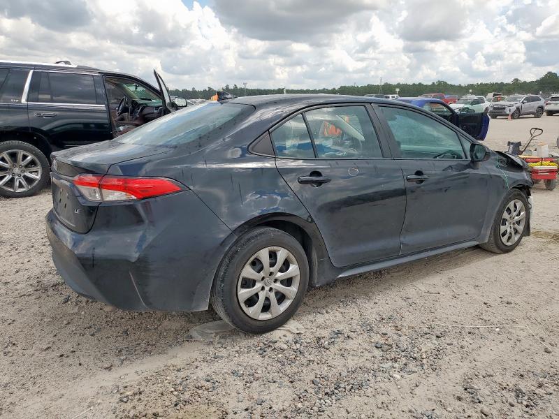 5YFEPMAE2NP298373 - 2022 TOYOTA COROLLA LE BLACK photo 3