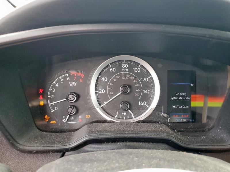 5YFEPMAE2NP298373 - 2022 TOYOTA COROLLA LE BLACK photo 9