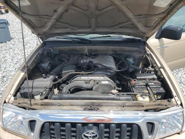 5TEHN72NX3Z242935 - 2003 TOYOTA TACOMA DOUBLE CAB თაფლისფერი ფოტო 11