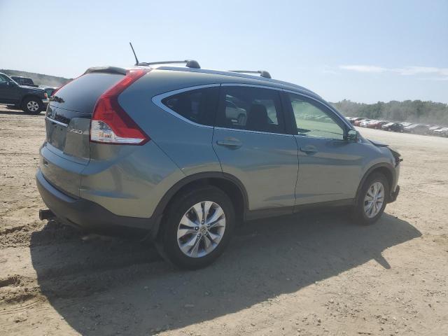 JHLRM4H76CC008064 - 2012 HONDA CR-V EXL TEAL photo 3