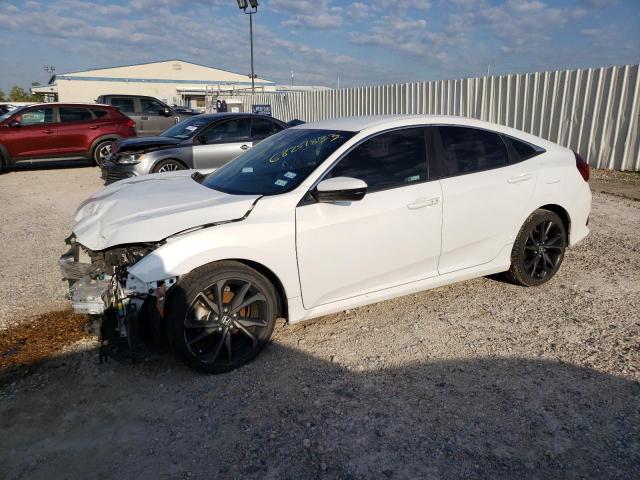 19XFC2F85KE029319 - 2019 HONDA CIVIC SPORT თეთრი ფოტო 1