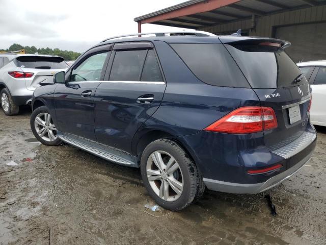 4JGDA5HB4EA269794 - 2014 MERCEDES-BENZ ML 350 4MATIC BLUE photo 2