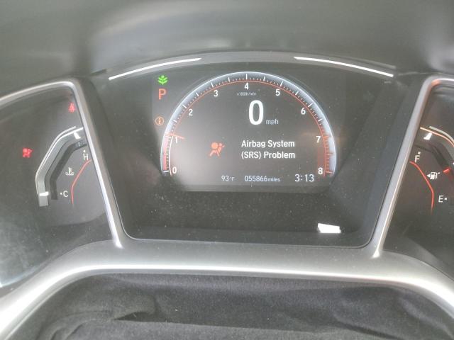 2HGFC2F87LH563896 - 2020 HONDA CIVIC SPORT WHITE photo 9