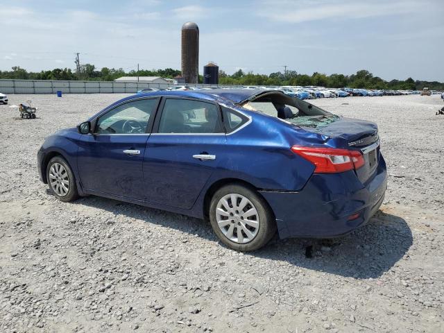 3N1AB7AP8JY346925 - 2018 NISSAN SENTRA S BLUE photo 2