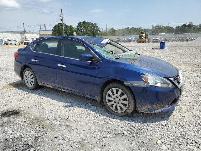 3N1AB7AP8JY346925 - 2018 NISSAN SENTRA S BLUE photo 4