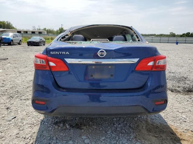 3N1AB7AP8JY346925 - 2018 NISSAN SENTRA S BLUE photo 6