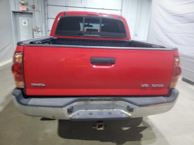 5TELU42N98Z529802 - 2008 TOYOTA TACOMA DOUBLE CAB 红色 照片 6