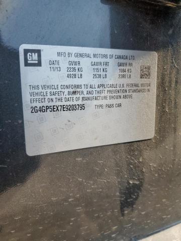 2G4GP5EX7E9203795 - 2014 BUICK REGAL PREMIUM 黑色 照片 12