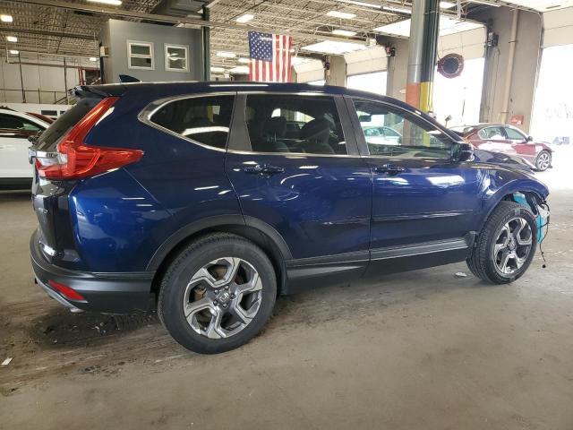 7FARW2H59KE001464 - 2019 HONDA CR-V EX ლურჯი ფოტო 3