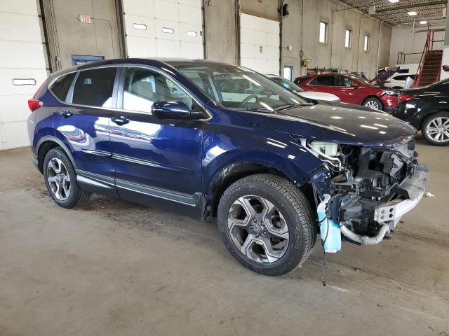 7FARW2H59KE001464 - 2019 HONDA CR-V EX ლურჯი ფოტო 4