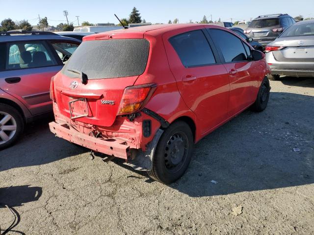 VNKKTUD31GA058562 - 2016 TOYOTA YARIS L RED photo 3