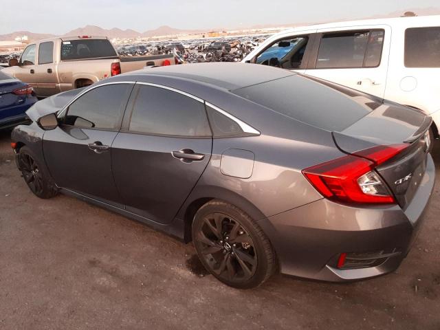 2HGFC2F88LH568556 - 2020 HONDA CIVIC SPORT GRAY photo 2