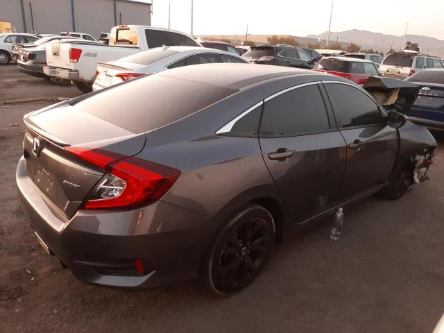 2HGFC2F88LH568556 - 2020 HONDA CIVIC SPORT GRAY photo 3