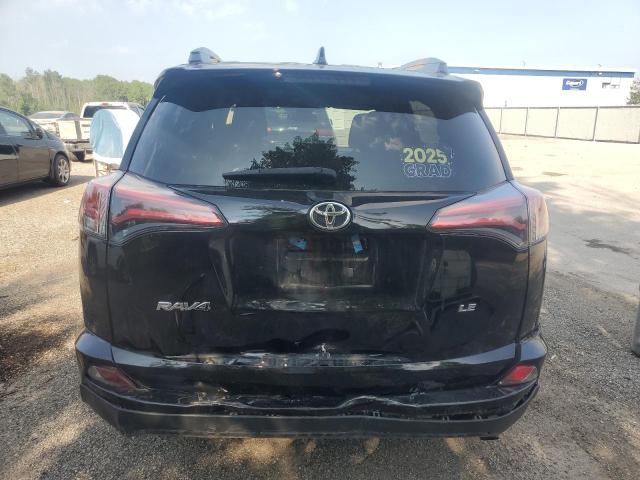 2T3ZFREV5JW472061 - 2018 TOYOTA RAV4 LE BLACK photo 6