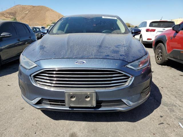 3FA6P0CD1KR233348 - 2019 FORD FUSION SEL BLUE photo 5