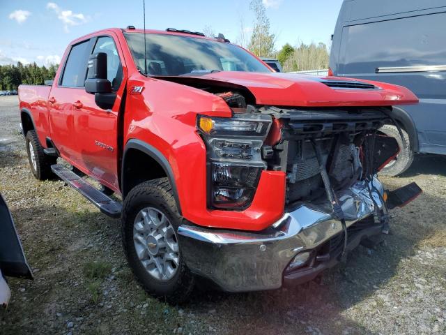 1GC1YNEY4MF202853 - 2021 CHEVROLET SILVERADO K2500 HEAVY DUTY LT RED photo 4