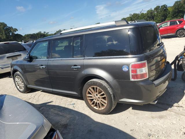 2FMGK5C85JBA16438 - 2018 FORD FLEX SEL GRAY photo 2