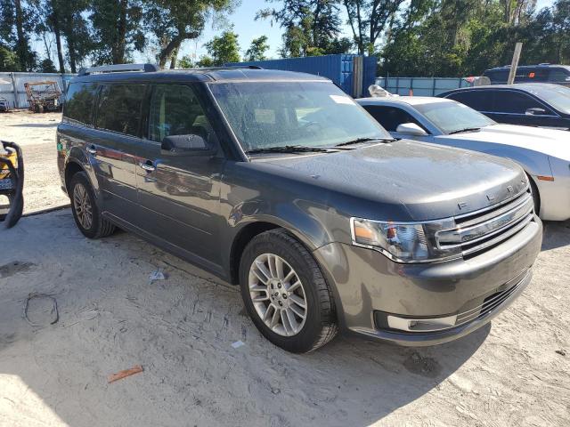 2FMGK5C85JBA16438 - 2018 FORD FLEX SEL GRAY photo 4