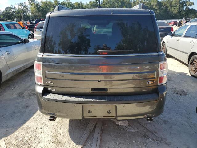 2FMGK5C85JBA16438 - 2018 FORD FLEX SEL GRAY photo 6