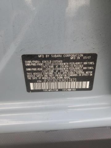 JF2GTADC9JH217423 - 2018 SUBARU CROSSTREK PREMIUM Mavi fotoğraf 12