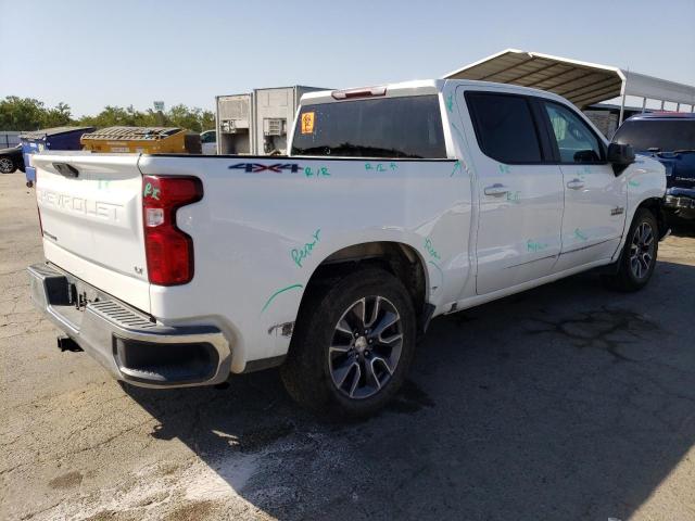 3GCUYDED3KG164208 - 2019 CHEVROLET SILVERADO K1500 LT WHITE photo 3