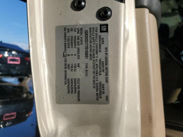 1GNDV23177D189601 - 2007 CHEVROLET UPLANDER LS 棕色 照片 13