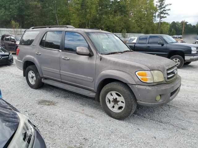 5TDZT38A71S035744 - 2001 TOYOTA SEQUOIA LIMITED GRAY photo 4