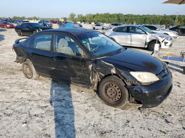 2HGES16535H625960 - 2005 HONDA CIVIC LX BLACK photo 4