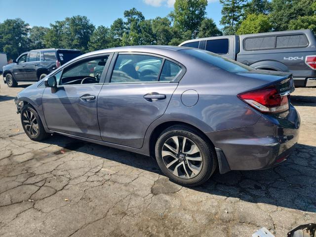 2HGFB2F82FH504391 - 2015 HONDA CIVIC EX GRAY photo 2
