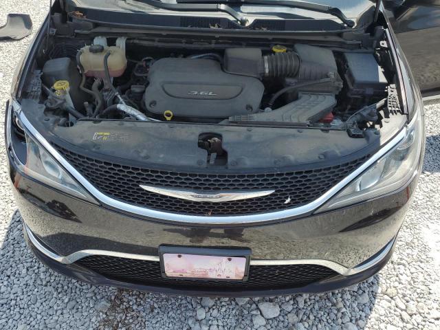 2C4RC1BG5HR835673 - 2017 CHRYSLER PACIFICA TOURING L BLACK photo 12