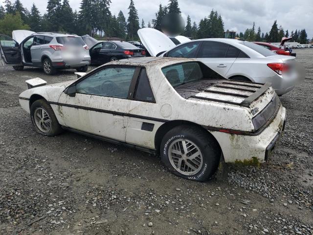 1G2AF37R6EP320306 - 1984 PONTIAC FIERO SE WHITE photo 2