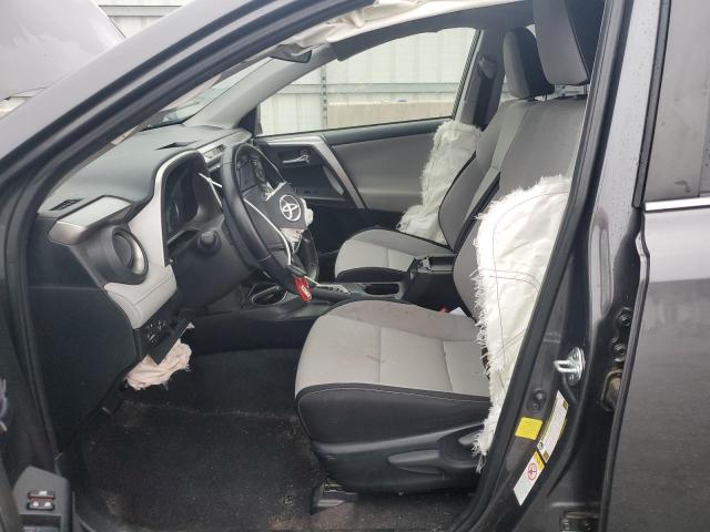 JTMWFREVXHJ102042 - 2017 TOYOTA RAV4 XLE GRAY photo 7