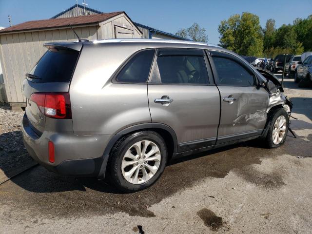 5XYKU4A70FG652992 - 2015 KIA SORENTO EX GRAY photo 3