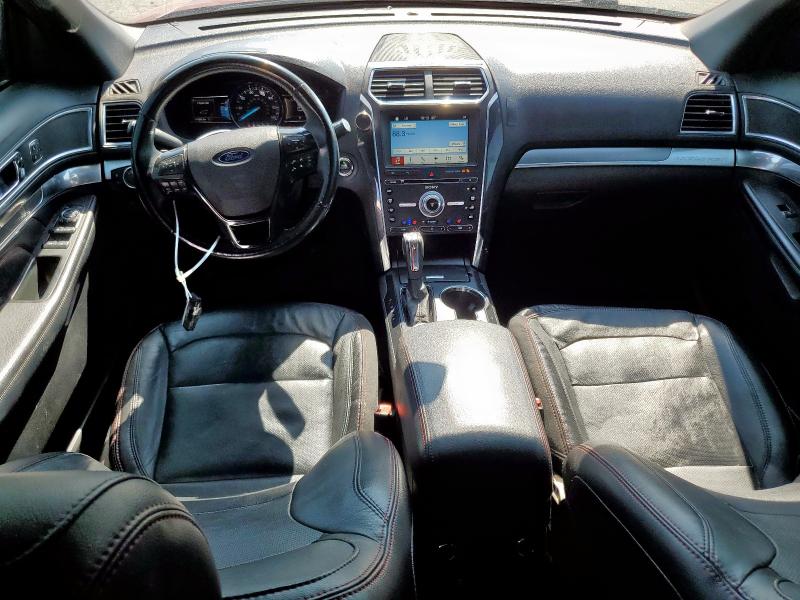 1FM5K8GT0HGD40732 - 2017 FORD EXPLORER SPORT RED photo 8