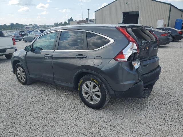 2HKRM4H72DH671506 - 2013 HONDA CR-V EXL GRAY photo 2