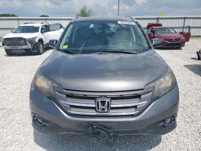 2HKRM4H72DH671506 - 2013 HONDA CR-V EXL GRAY photo 5