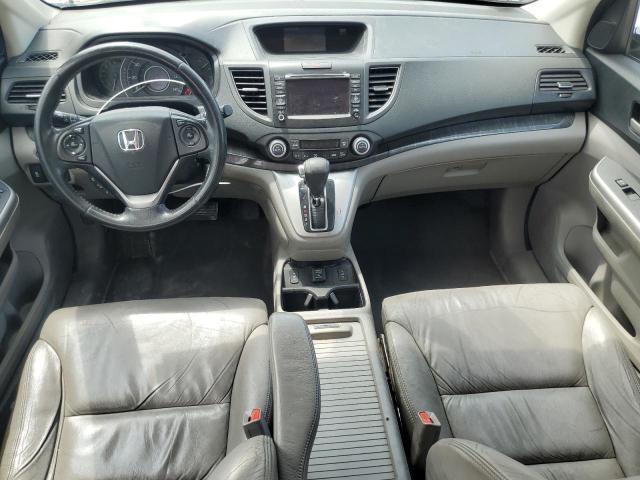 2HKRM4H72DH671506 - 2013 HONDA CR-V EXL GRAY photo 8