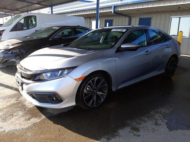 19XFC2F83ME201933 - 2021 HONDA CIVIC SPORT SILVER photo 1