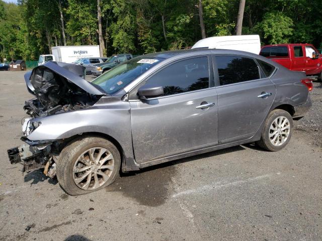 3N1AB7AP9KY273761 - 2019 NISSAN SENTRA S GRAY photo 1