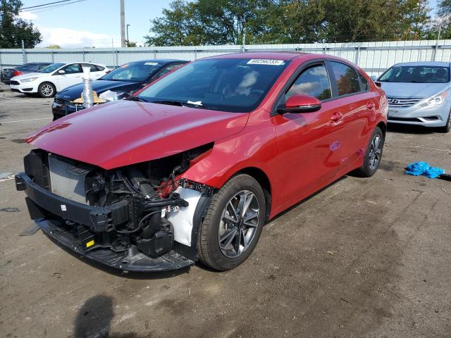 3KPF24AD7PE611528 - 2023 KIA FORTE LX RED photo 1