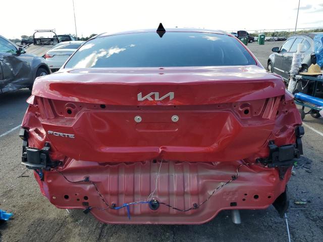 3KPF24AD7PE611528 - 2023 KIA FORTE LX RED photo 6