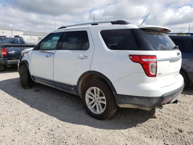 1FM5K8D86DGC87934 - 2013 FORD EXPLORER XLT WHITE photo 2